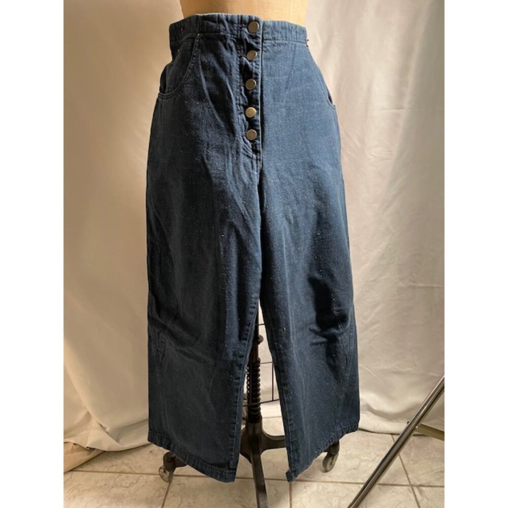 Rachel Comey barrel leg blue cotton jeans_Size 10